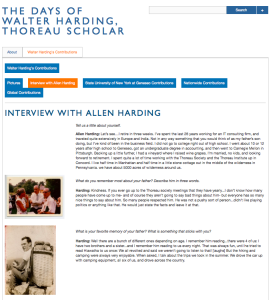 Interview with Allen Harding Screen Shot